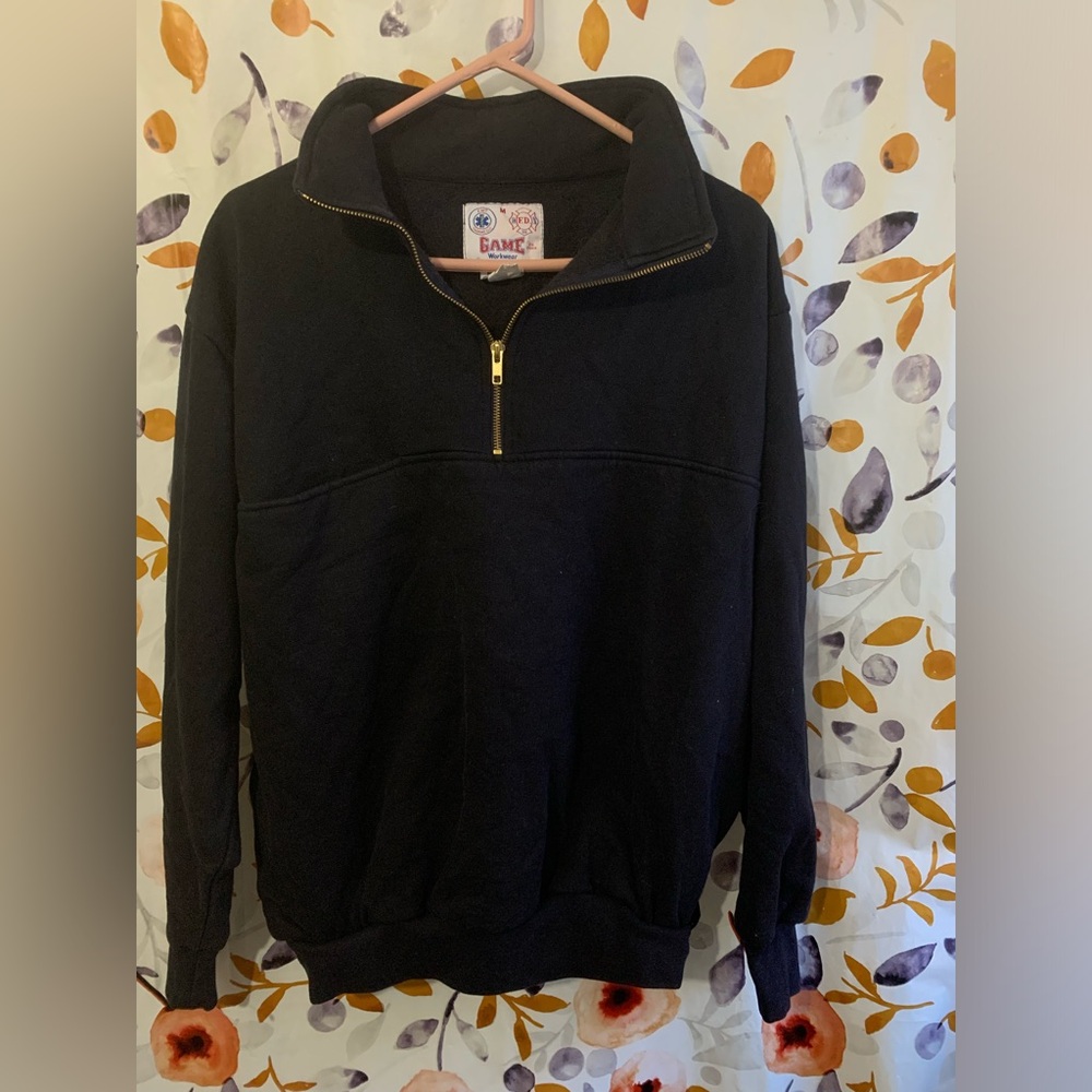 🔥5/$25 Game Quarter-Zip Sweater Sz M